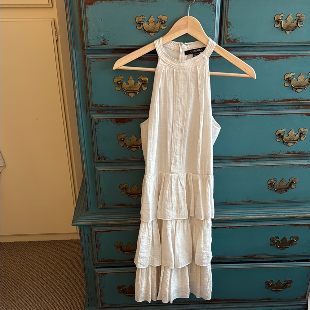 Le Chateau Ivory Sleeveless Dress
